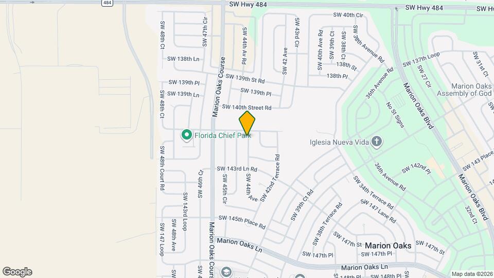 14152 SW 44th Ave Map and Location Details