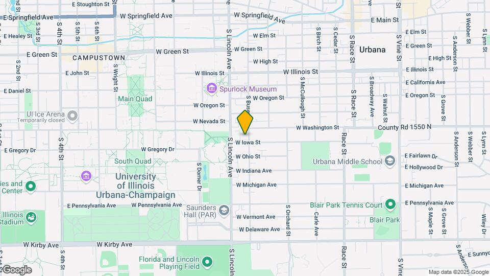 907 S Busey Ave Map and Location Details