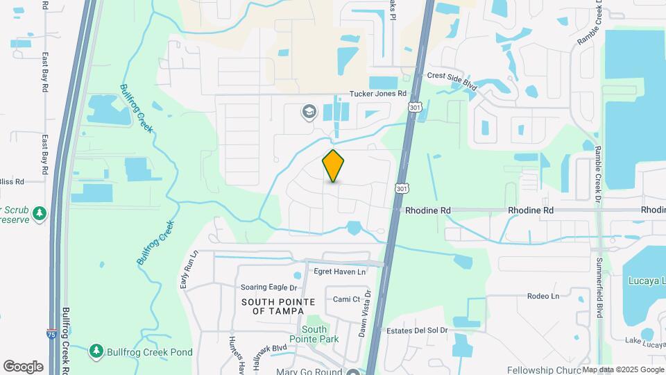 10508 Whispering Hammock Dr Map and Location Details