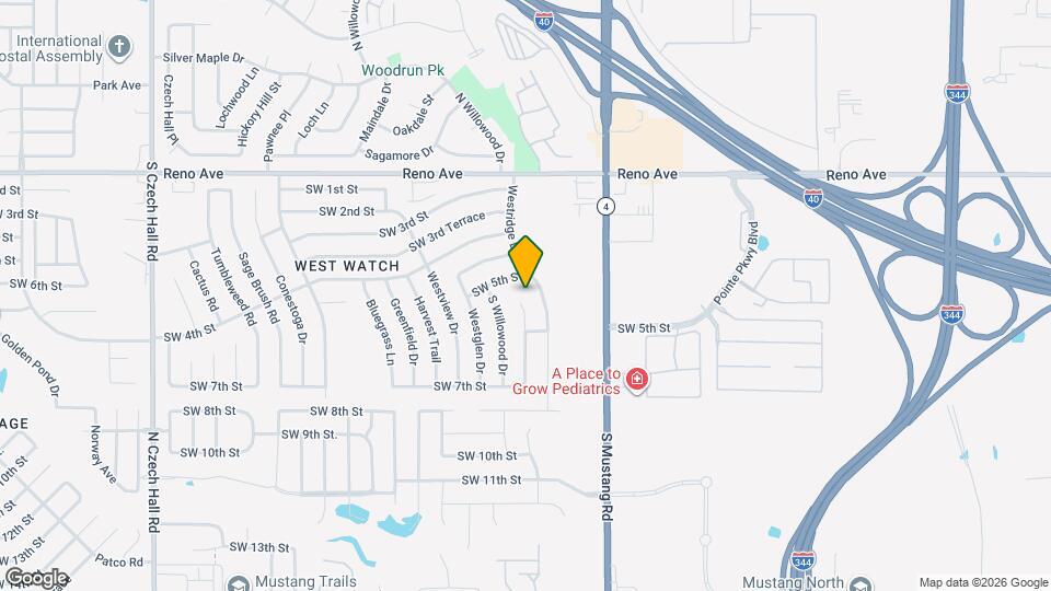 608 Westridge Ct Map and Location Details