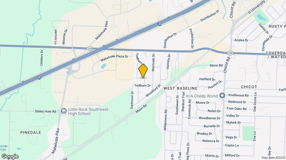 9200 Tedburn Cir Map and Location Details