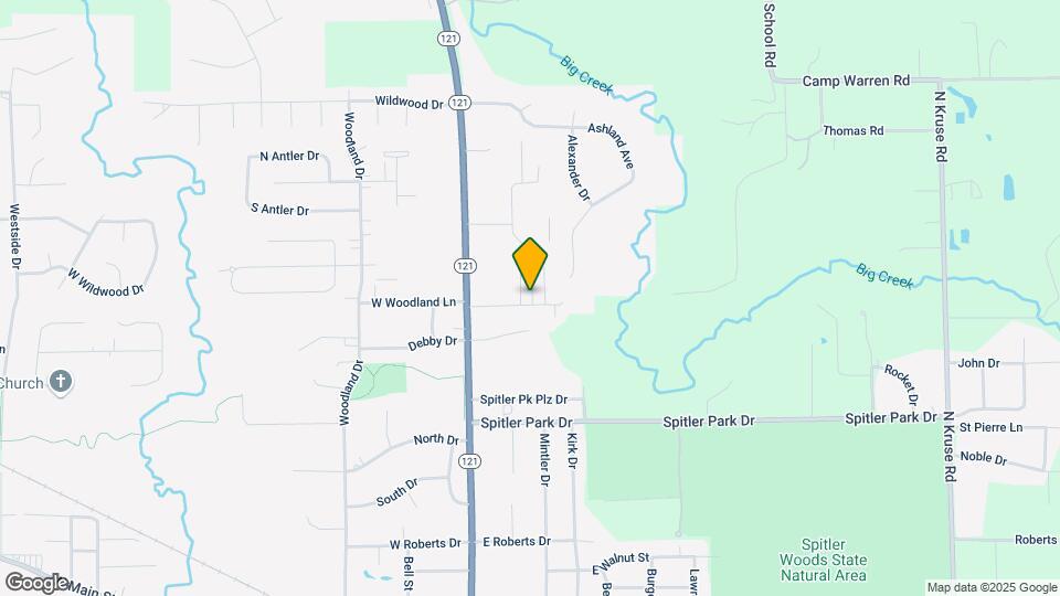 244 E Woodland Ln Map and Location Details