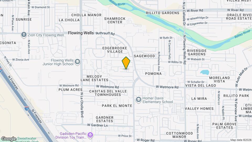 4541 N Old Romero Rd Mapa y Detalles de la Ubicación