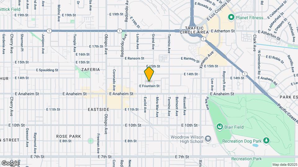 1352 Euclid Ave Map and Location Details