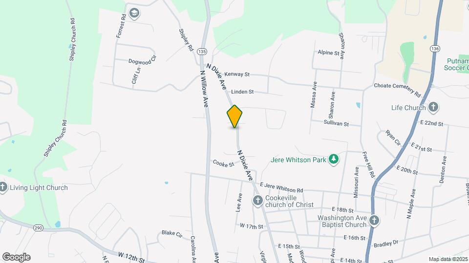 1936 N Dixie Ave Mapa y Detalles de la Ubicación