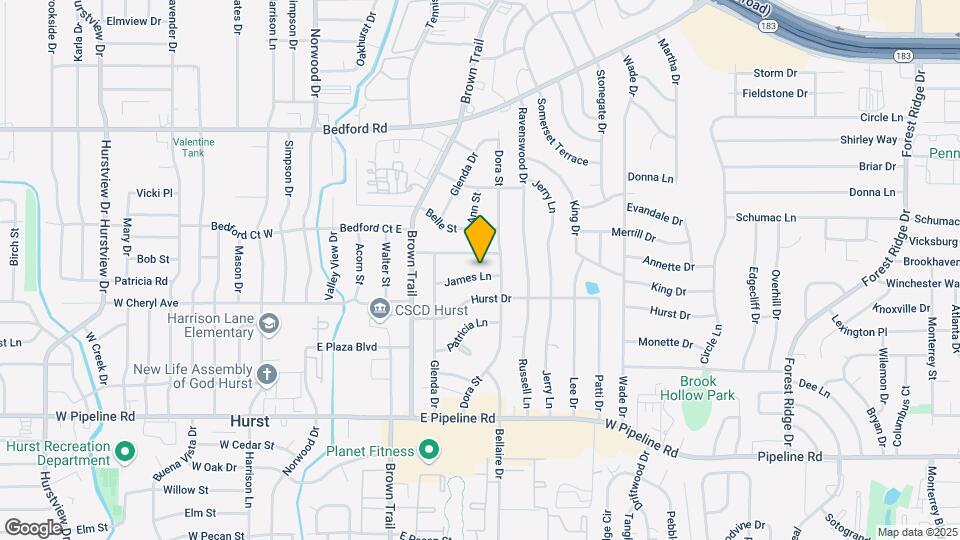 345 James Ln Map and Location Details