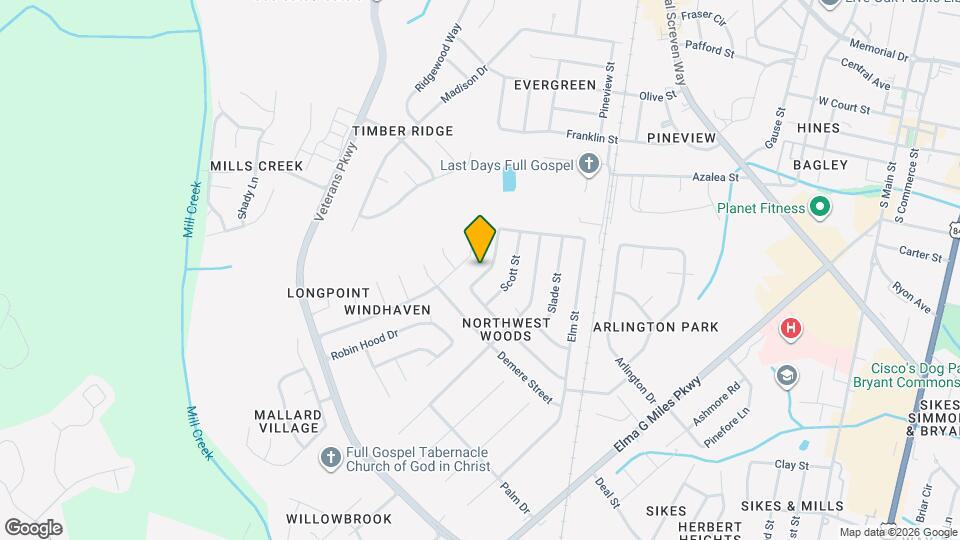 606 Hampton St Map and Location Details