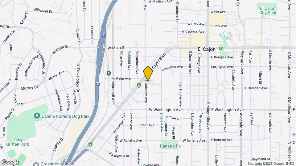 419 S Johnson Ave Map and Location Details