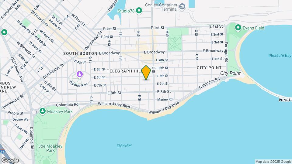 598 E 7th St, Unit 1 Map and Location Details