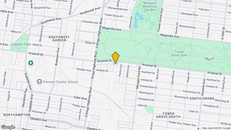 3116 Lackland Ave Map and Location Details