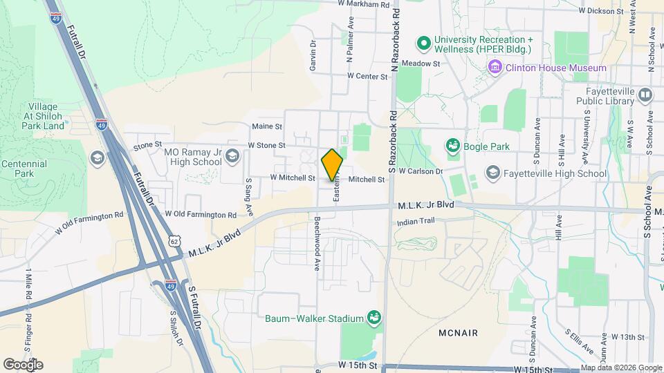 1630 W Venus St Map and Location Details