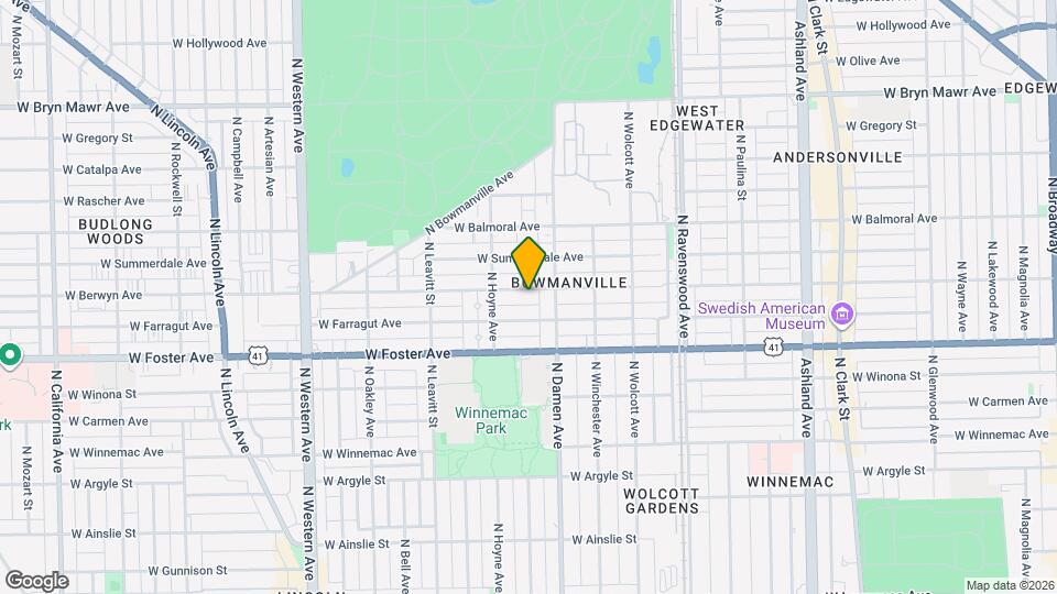 2025 W Berwyn Ave, Unit #2 Map and Location Details