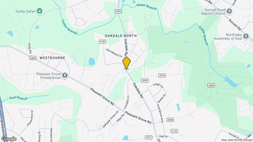 2529 Oakdale Rd Mapa y Detalles de la Ubicación