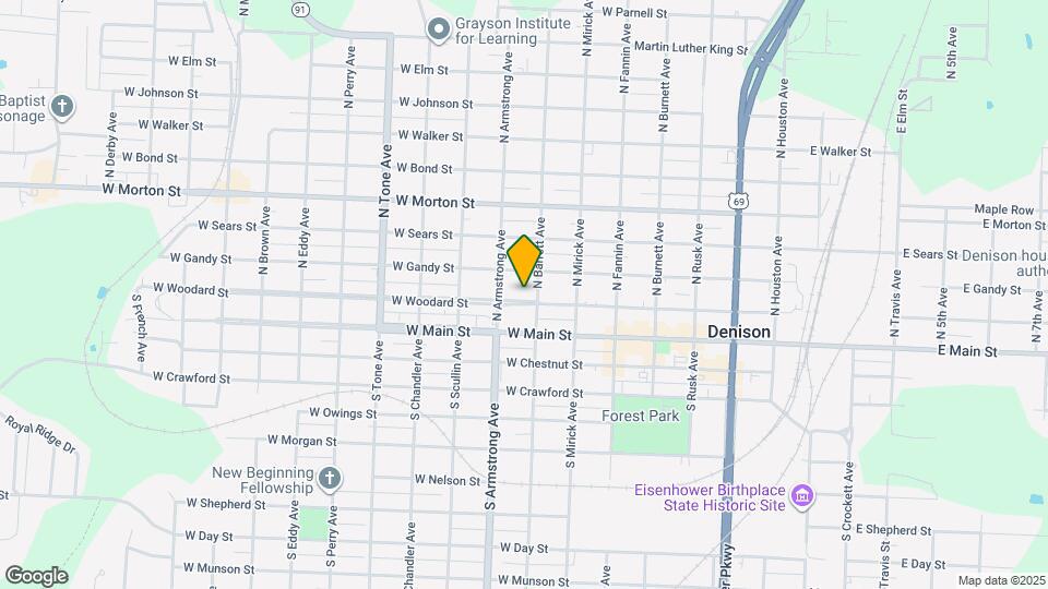 709 W Woodard St Mapa y Detalles de la Ubicación