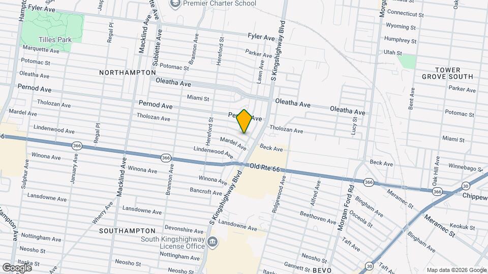 4930 Tholozan Ave Map and Location Details