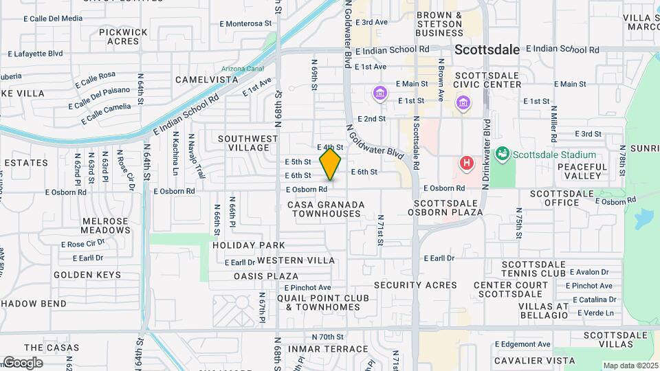 6926 E Osborn Rd Mapa y Detalles de la Ubicación