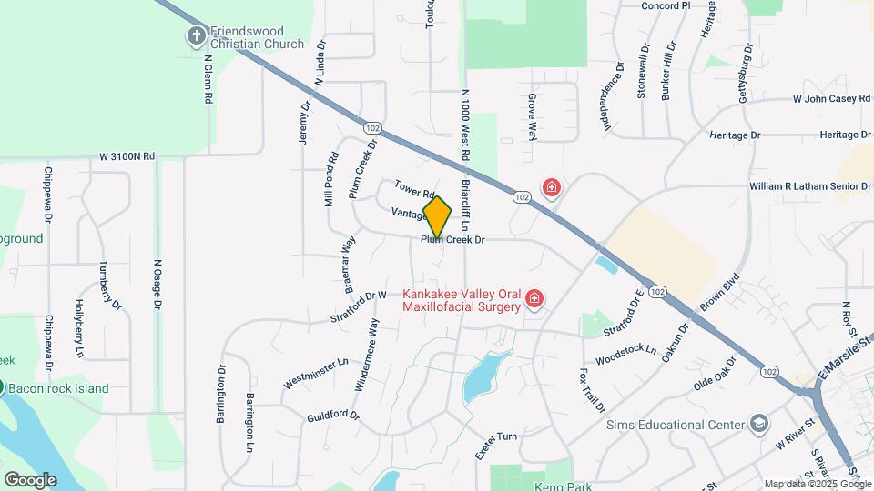 485 Plum Creek Ct Map and Location Details