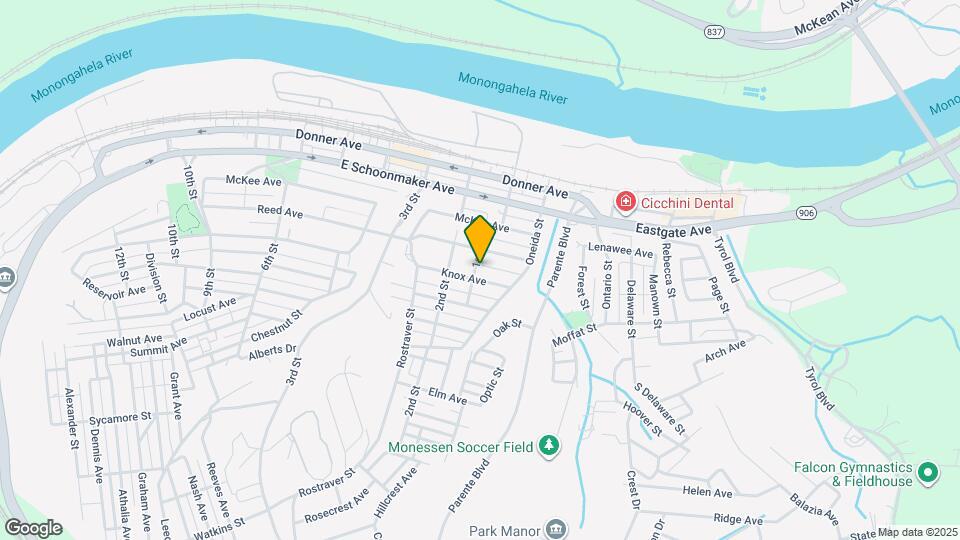 416 1st St Map and Location Details