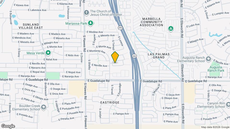 8628 E Nopal Ave Map and Location Details