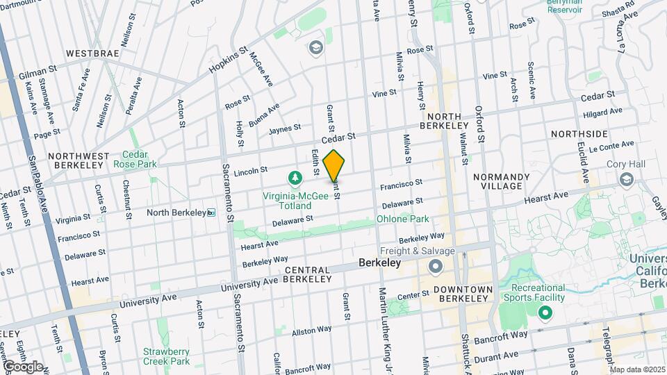 1712 Grant St Map and Location Details