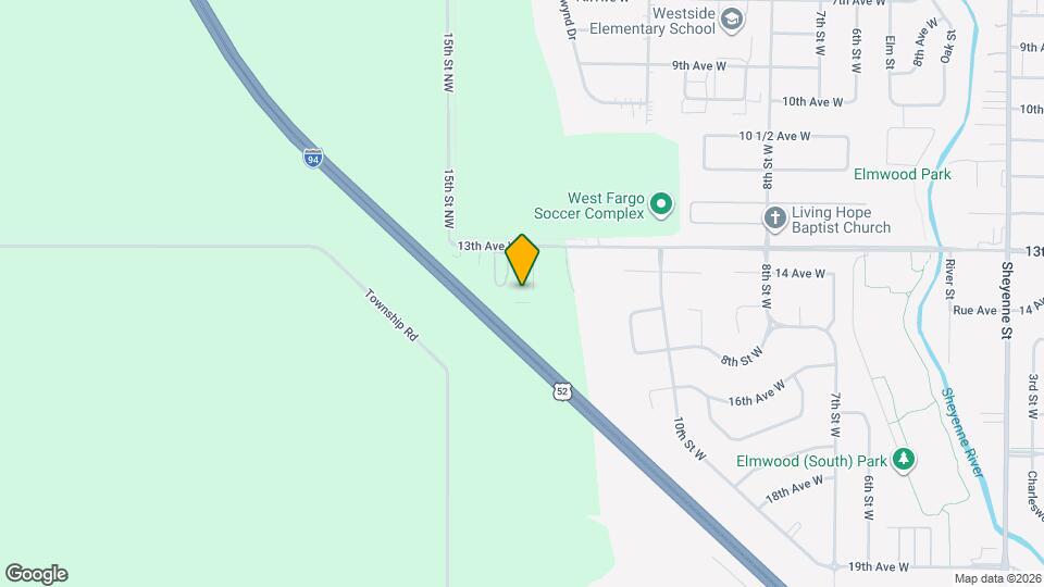 1344 13th St W Map and Location Details