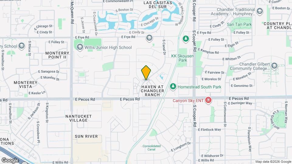 860 S Rio Dr Map and Location Details