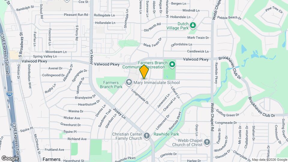 14036 Stardust Ln Mapa y Detalles de la Ubicación