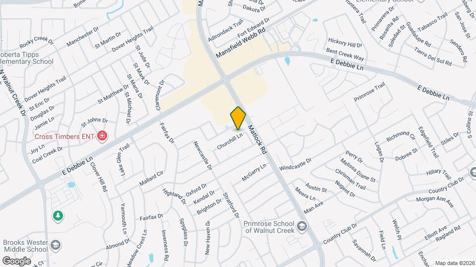 1639 Churchill Ln Mapa y Detalles de la Ubicación