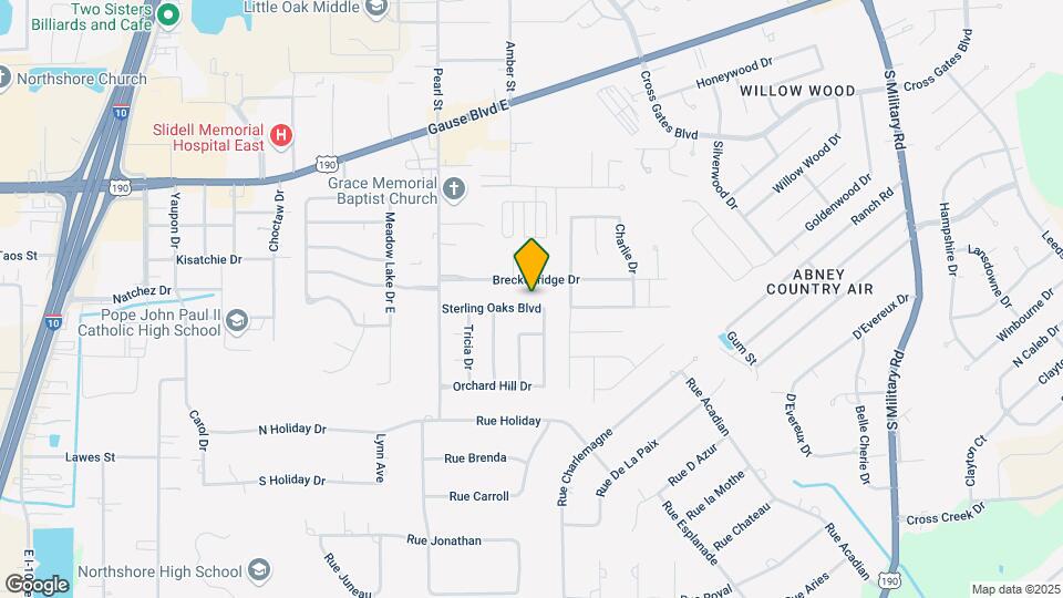1032 Sterling Oaks Blvd Map and Location Details