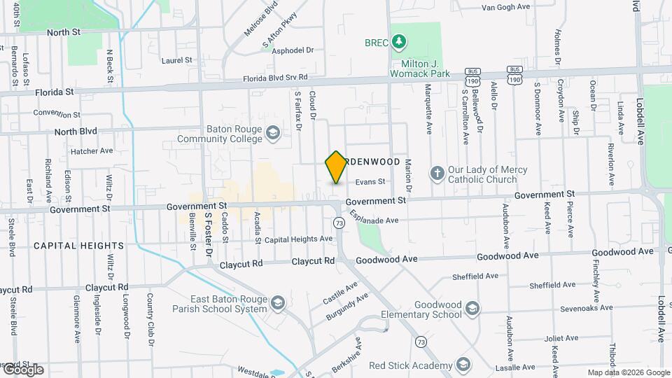 421 St Thomas Ln Map and Location Details