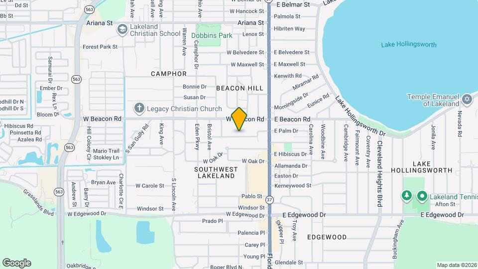 309 W Palm Dr Map and Location Details