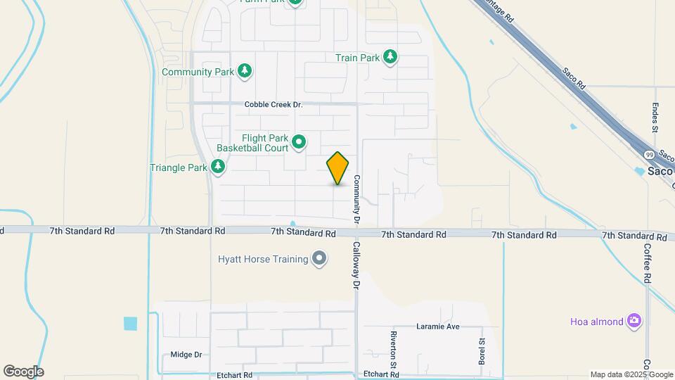 9501 Red Pine Dr Map and Location Details