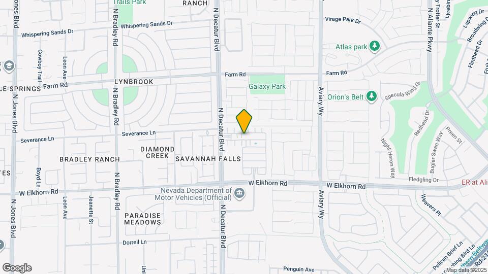 7340 N Decatur Blvd Map and Location Details