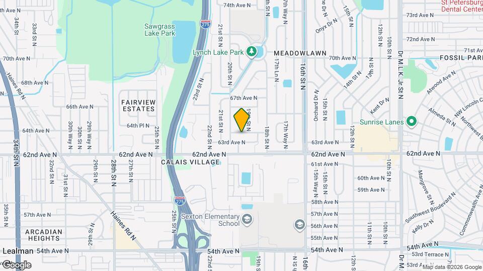 1940 64th Ave N Mapa y Detalles de la Ubicación