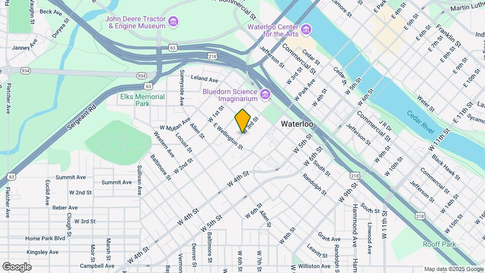 723 W 3rd St Map and Location Details