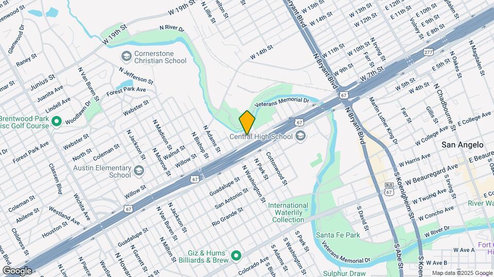 920 Shiloh St Map and Location Details