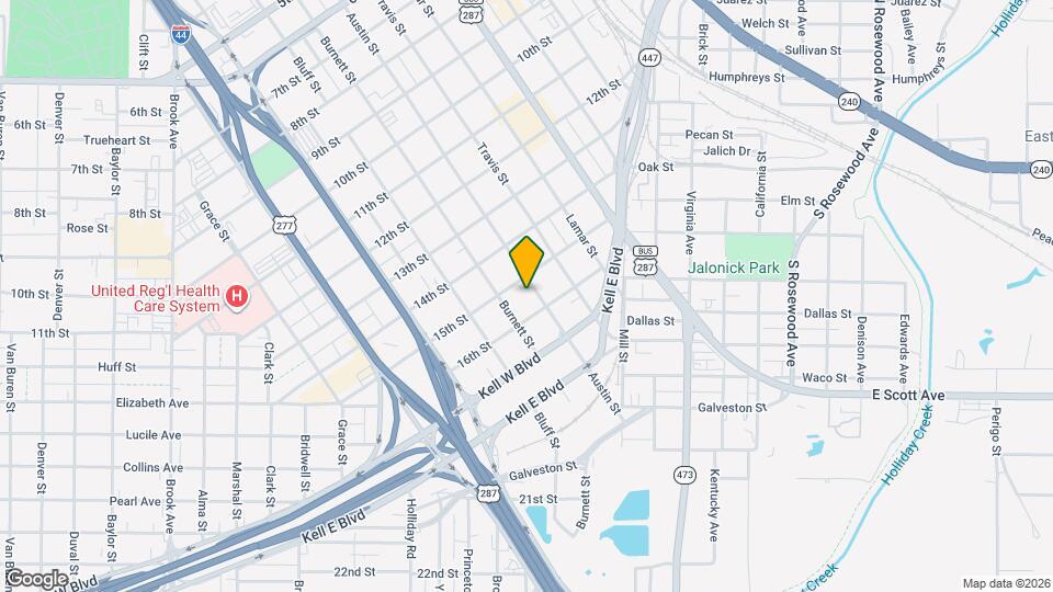 1504 Austin St Map and Location Details