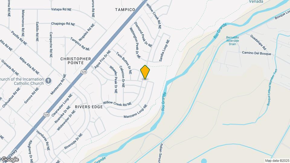 2436 Manzano Loop NE Map and Location Details