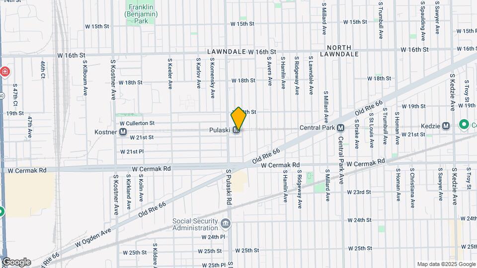 3936 W 21st St Map and Location Details