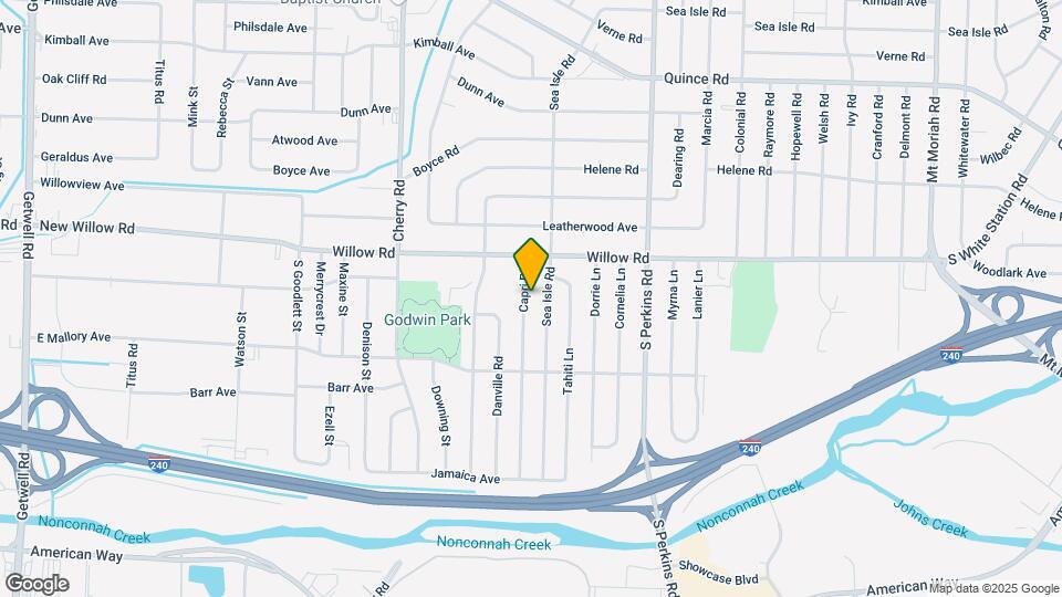 1730 Capri Rd Map and Location Details