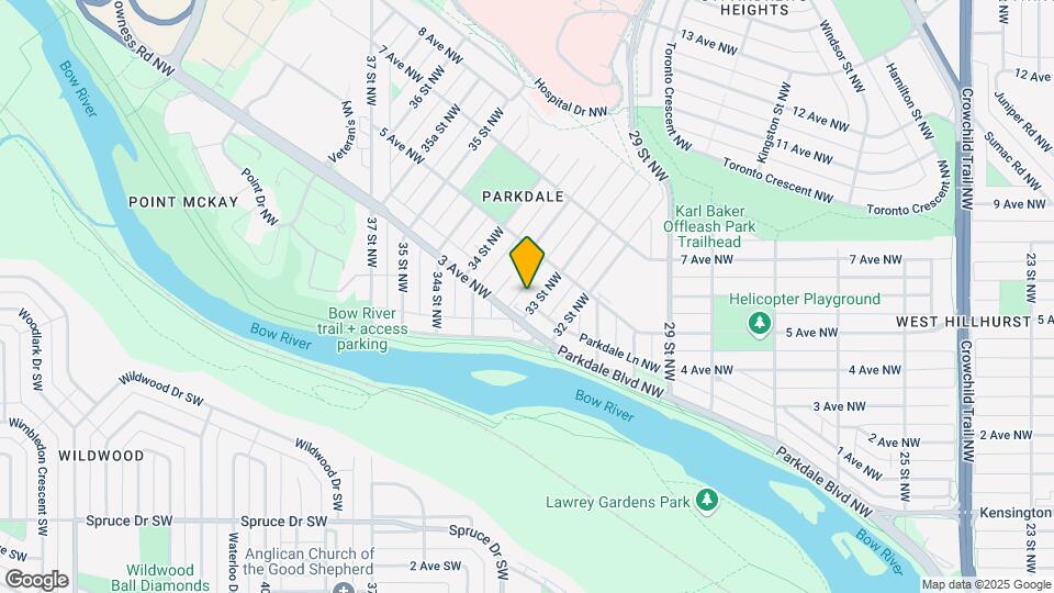 519 33rd St NW Map and Location Details