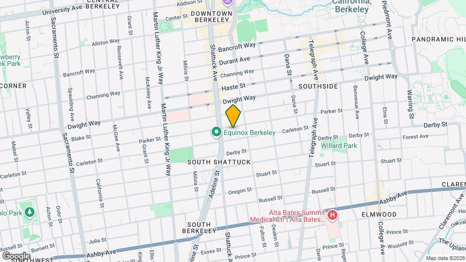 2120 Parker St, Unit #A Map and Location Details