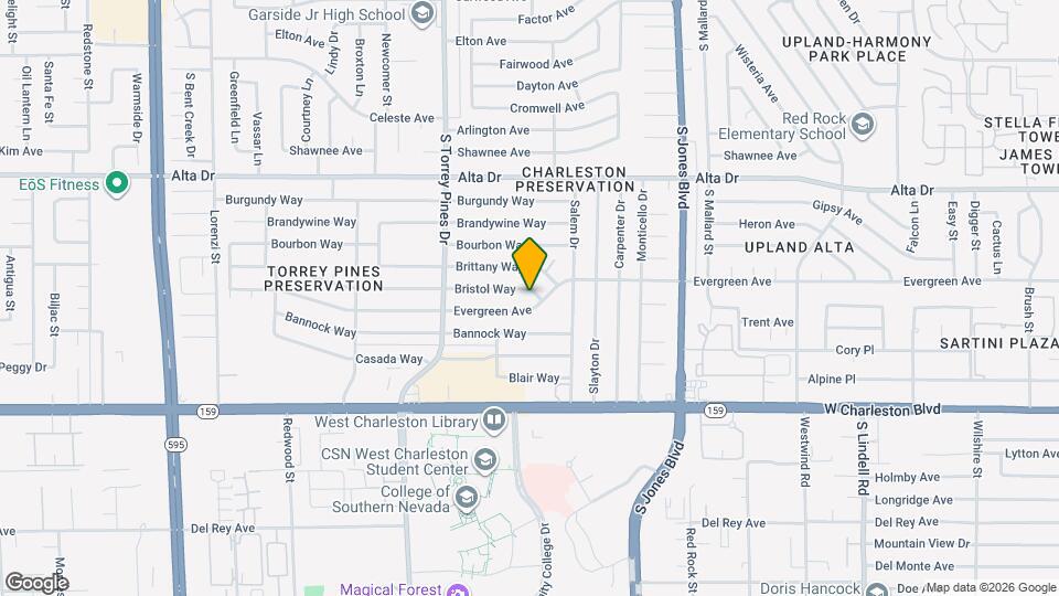 6229 Bristol Way Map and Location Details