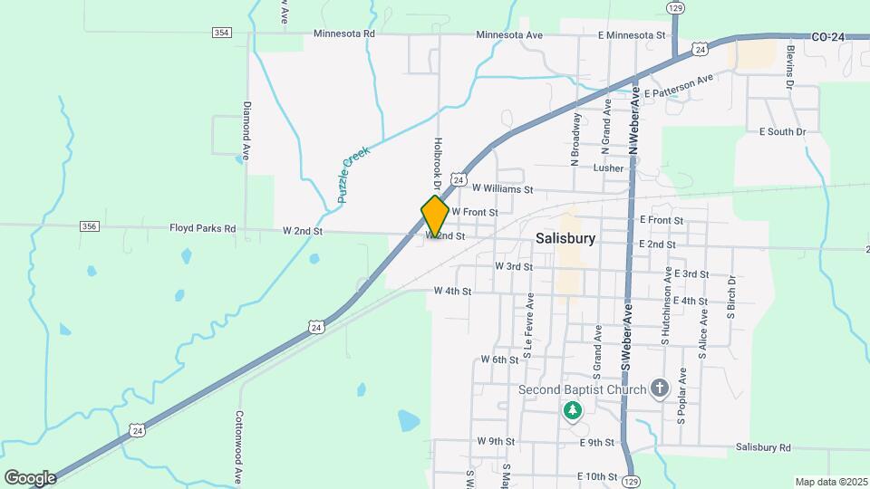 411 W 2nd St Map and Location Details