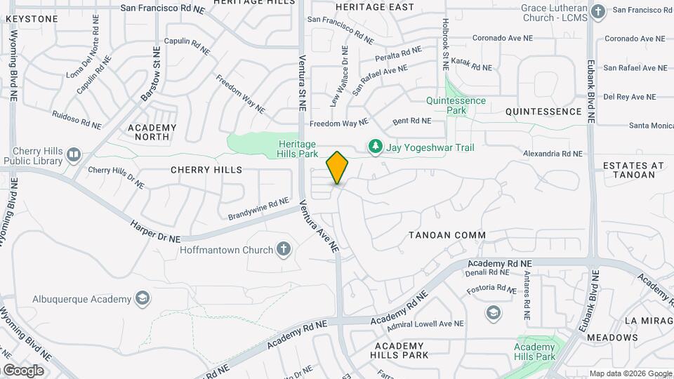 6912 La Costa Dr NE Map and Location Details