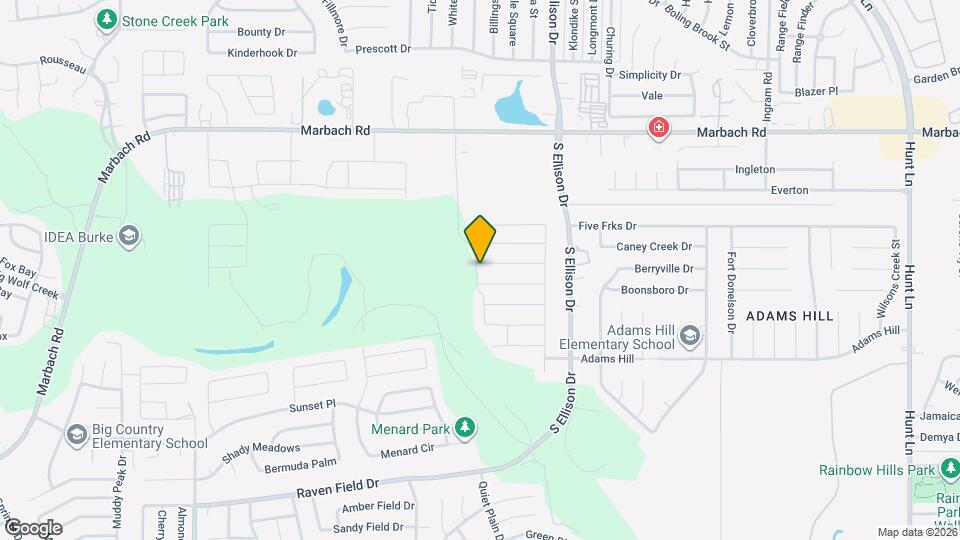 9838 Marbach Crest Map and Location Details