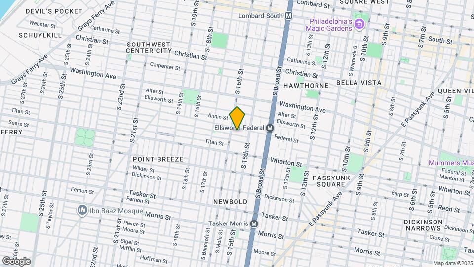 1525 Manton St Mapa y Detalles de la Ubicación