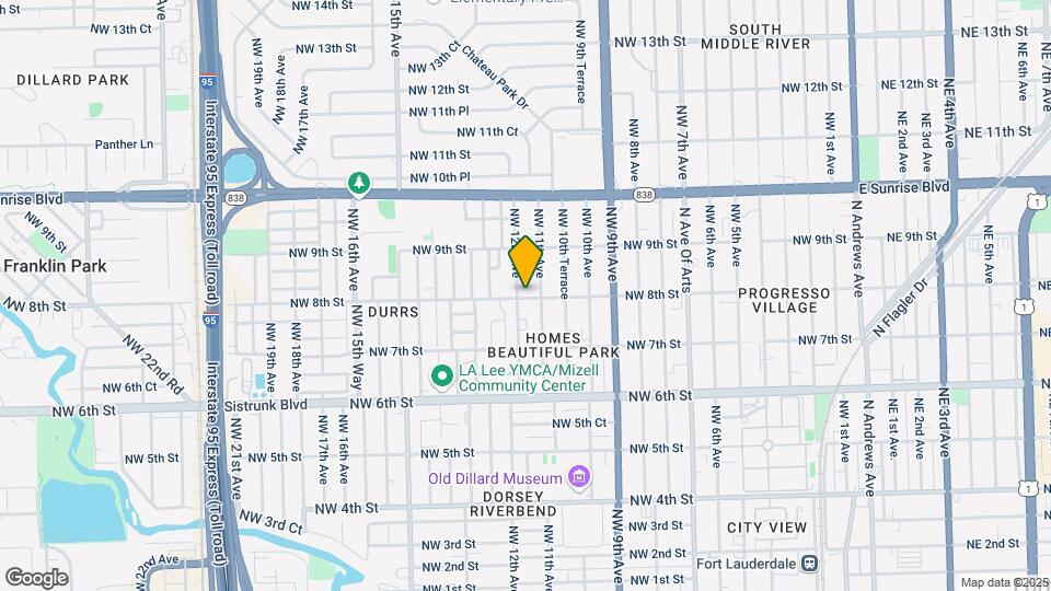 1168 NW 8th St Map and Location Details