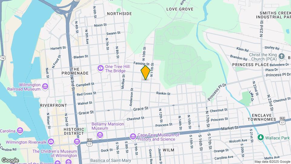 1007 Campbell St Map and Location Details