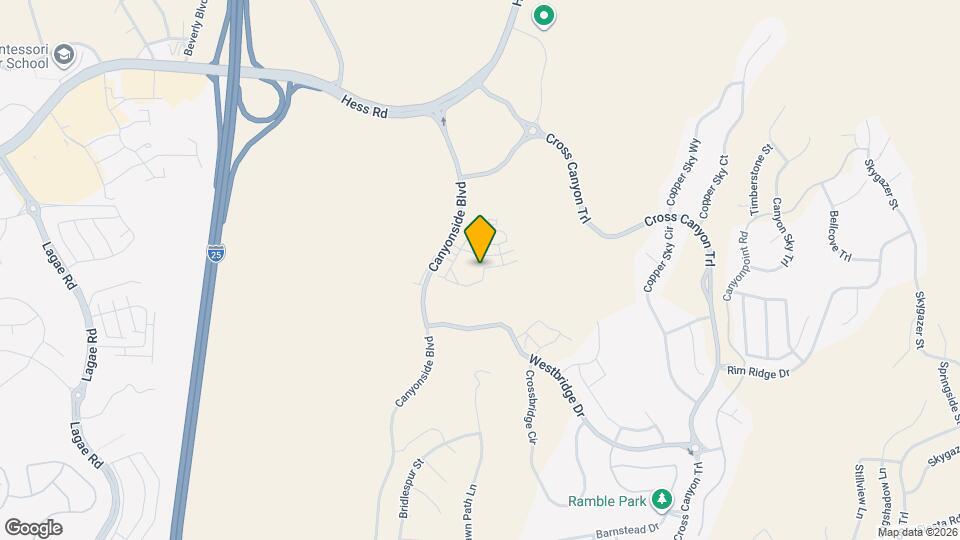 Madison at Canyons, The Map and Location Details